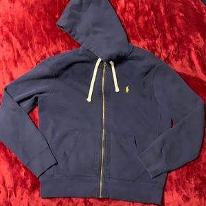 Polo Men’s Hoodie Navy Blue Sz-L